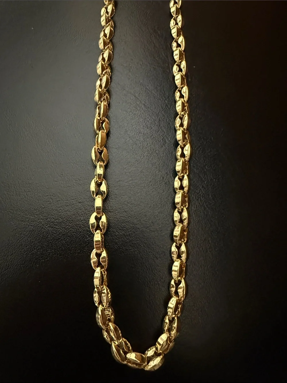 18K Gold-Filled Italy Link Chain Necklace - 22”